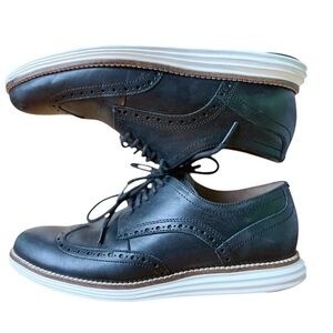 Cole Haan Original Grand Black Wingtip Oxford Size 7M